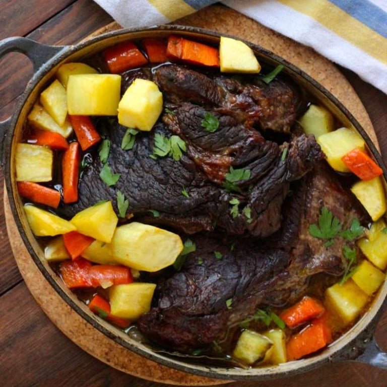 Pot Roast With Root Veggies
