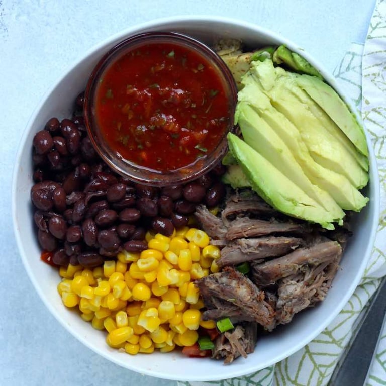 Shredded Beef Burrito Bowls