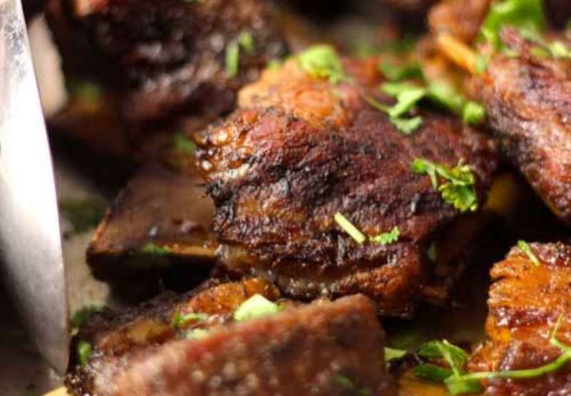 Slow Cooker Maple Glazed Short Ribs