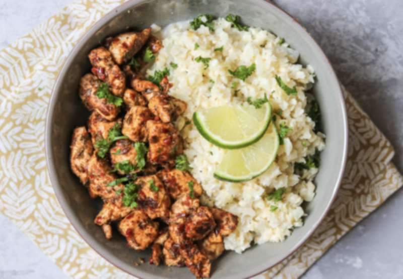 Jerk Chicken with Coconut Rice