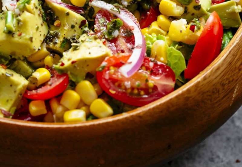 Avocado Tomato Corn Salad - Cafe Delites
