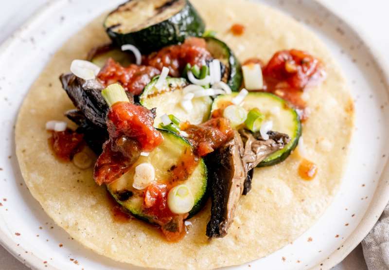 Grilled Veggie Tostadas