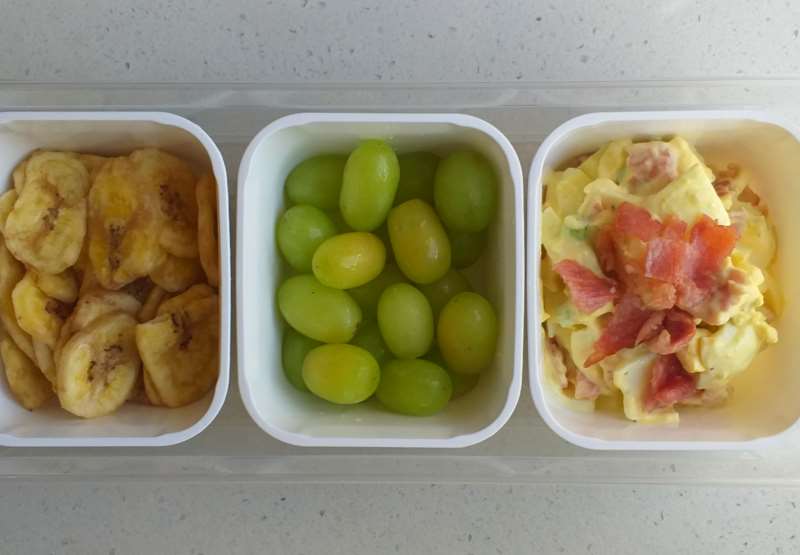 Bacon and Egg Salad Lunch Box