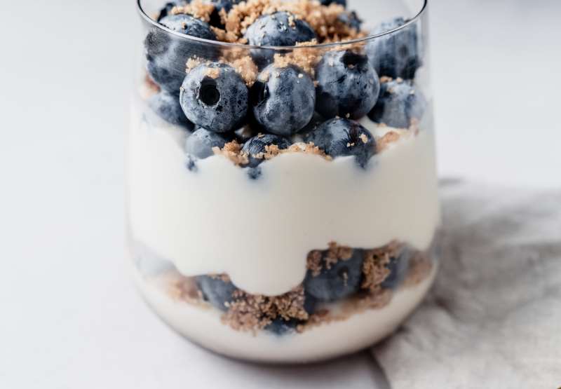 Blueberry Coconut Yogurt Parfait