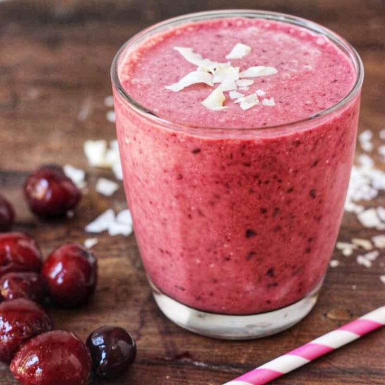 Cherry Coconut Smoothies
