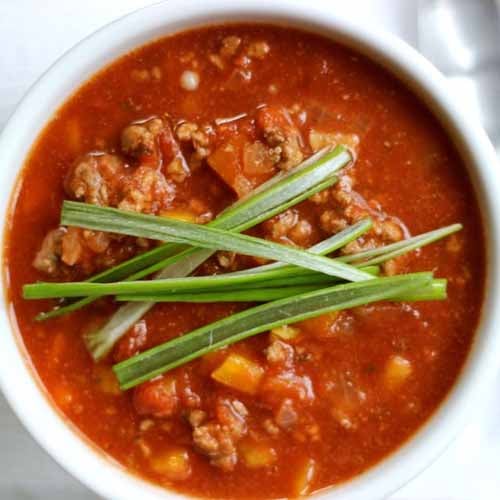Slow Cooker Stuffed Pepper Soup