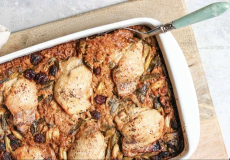 Chicken Thighs with Hoisin Rice