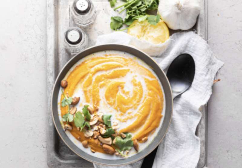 Creamy Carrot Lentil Soup