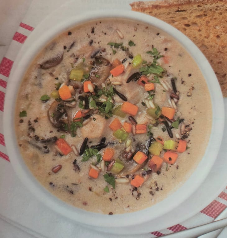 Instant Pot Creamy Chicken And Wild Rice Soup