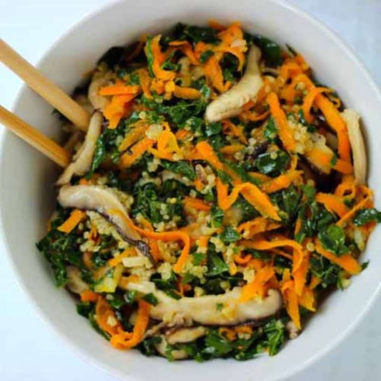 Kale and Shiitake Bowls
