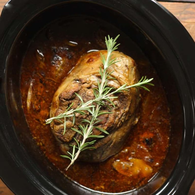 Slow Cooked Greek Lamb Roast