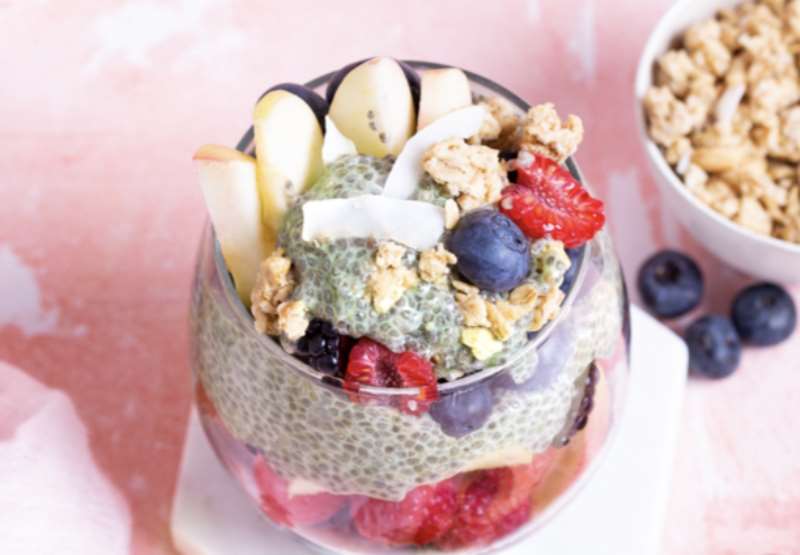 Energizing Matcha Chia Pudding