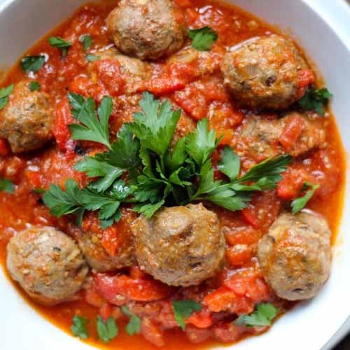 Bacon Mushroom Meatballs