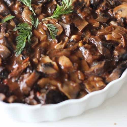 Mushroom Polenta Pie