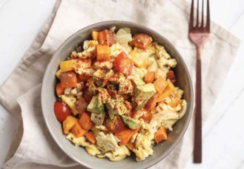 Sweet Potato and Avocado Breakfast Bowl