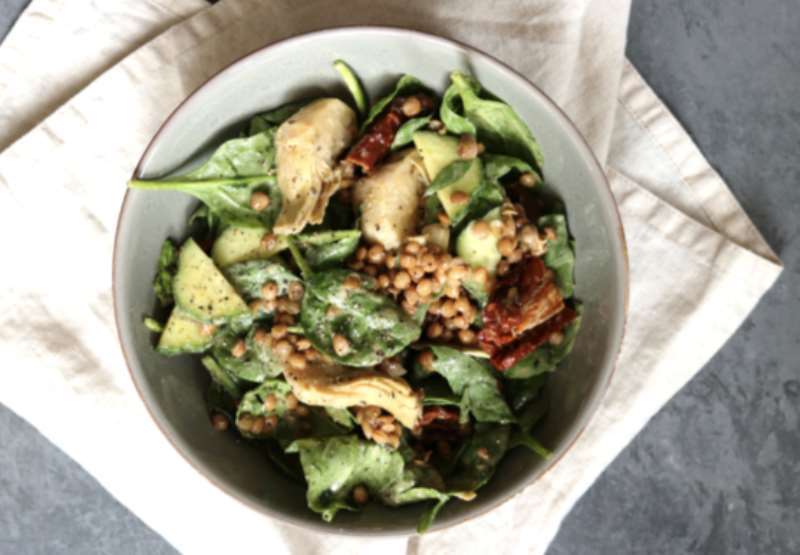 Sun-dried Tomato and Tahini Salad