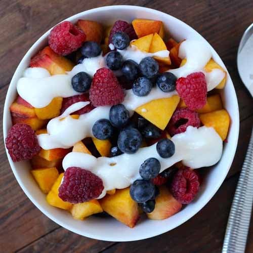 Fruit Bowl with Coconut Butter