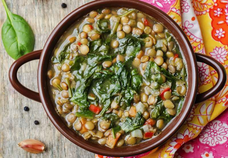 Lentil and Swiss Chard Soup