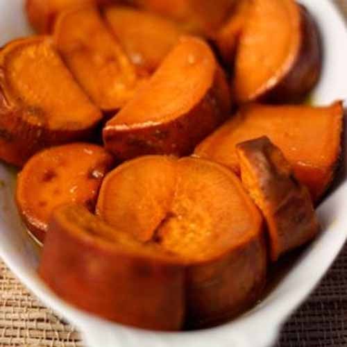 Maple Glazed Sweet Potatoes