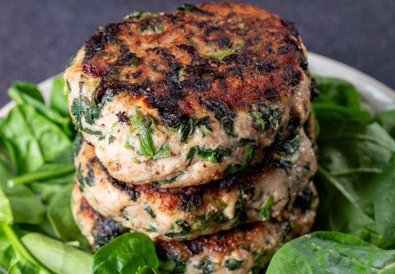 Greek Chicken Burgers