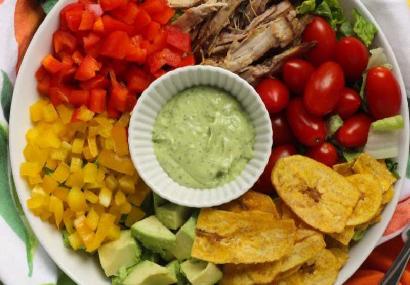 Southwest Salad with Pork