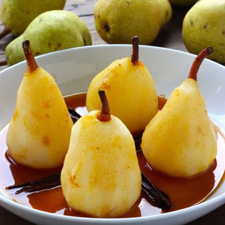 Poached Spiced Pears