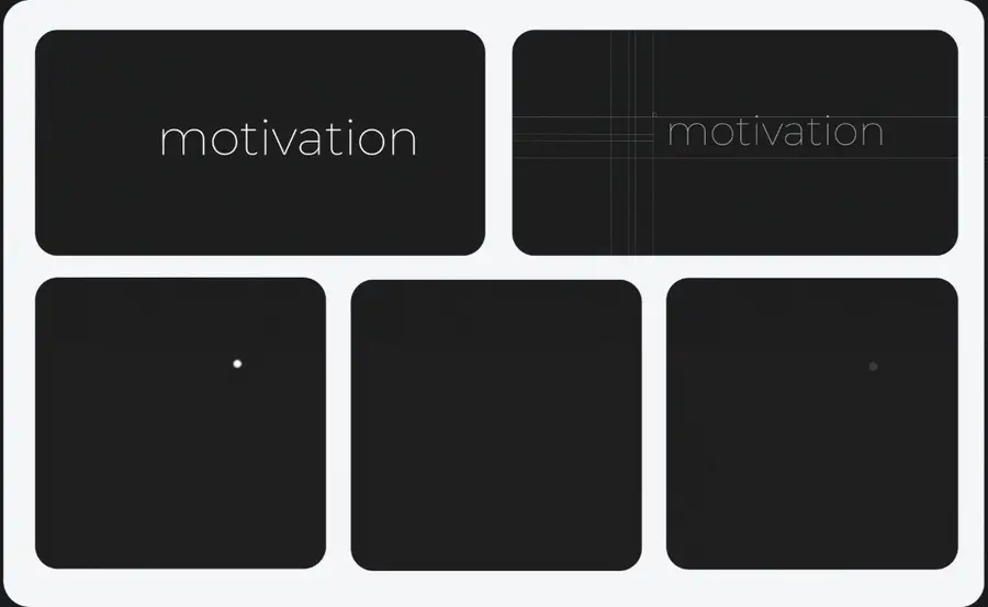 Animated Motivation Digital mark and wordmark variants