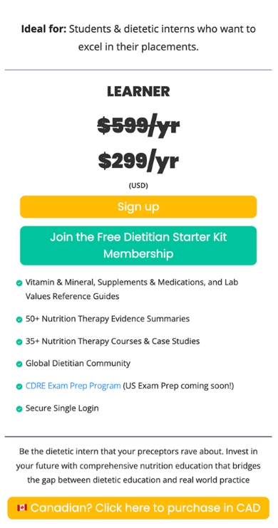 Learner membership plan