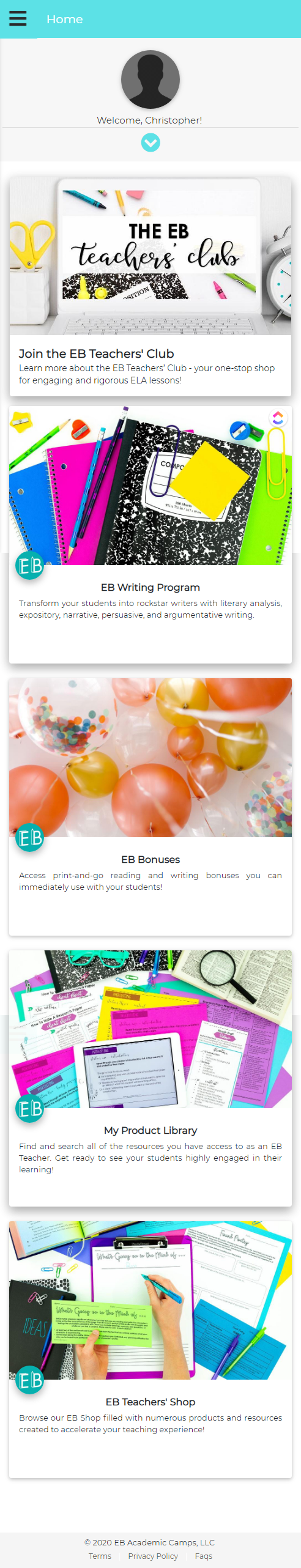 EB Academics mobile resource library