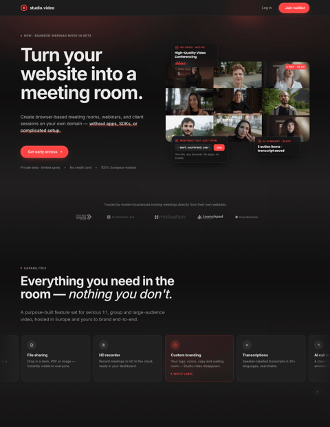 Studio.video desktop