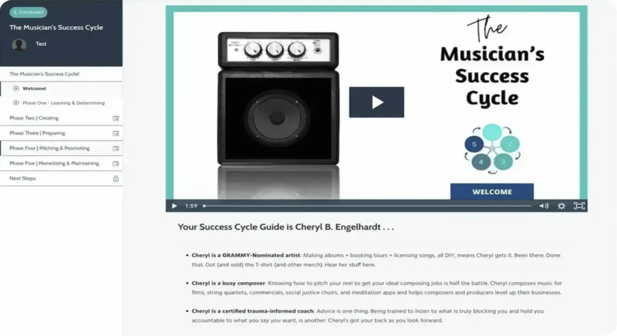 In The Key of Success project preview