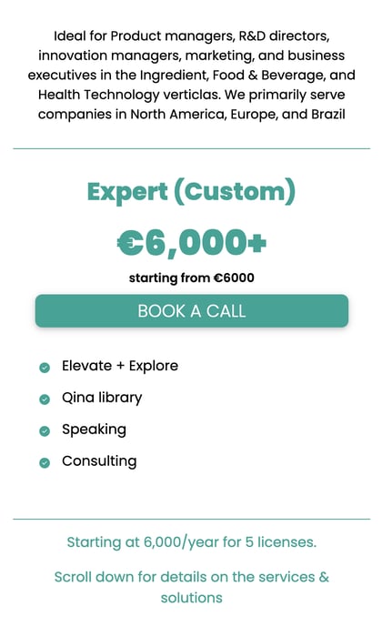 Qina Expert membership plan