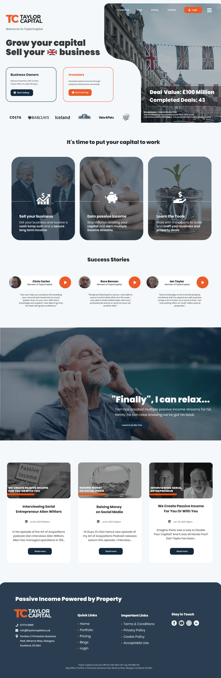 Taylor Capital homepage