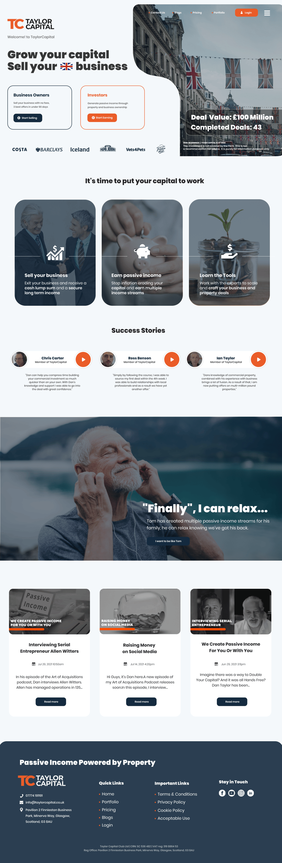 Taylor Capital homepage