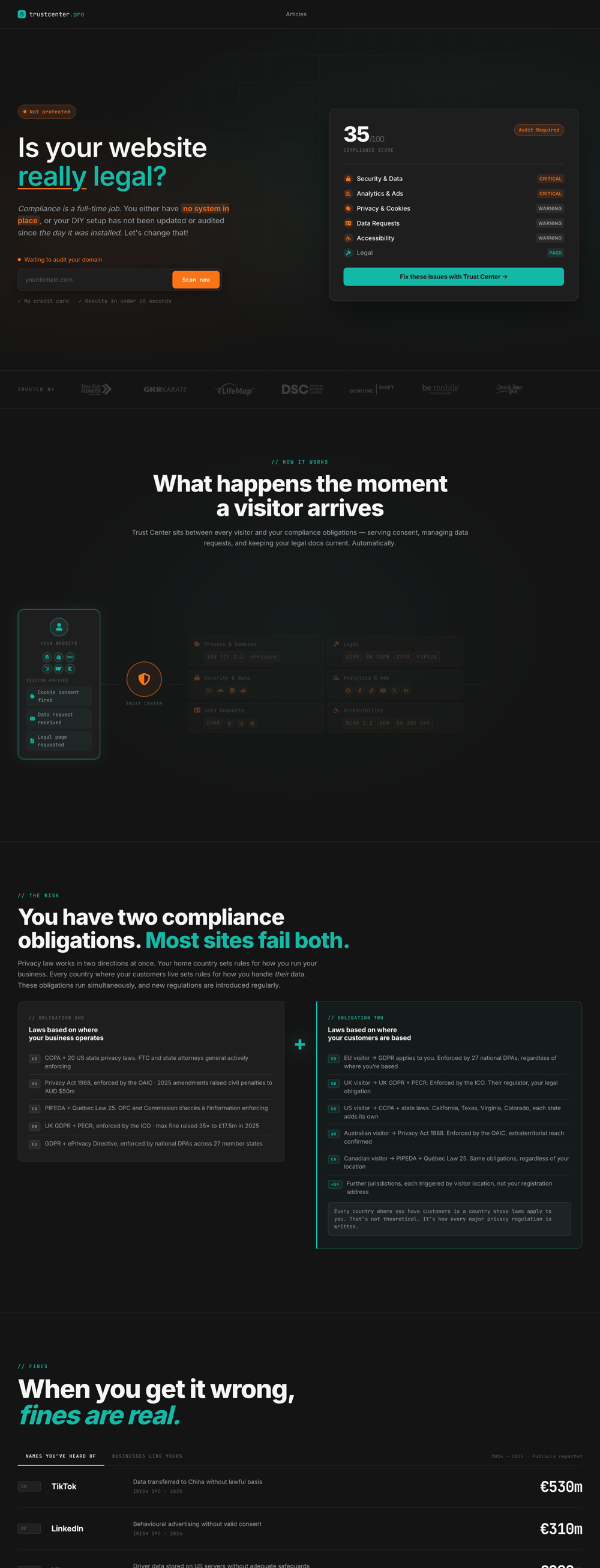 Trust Center Pro platform