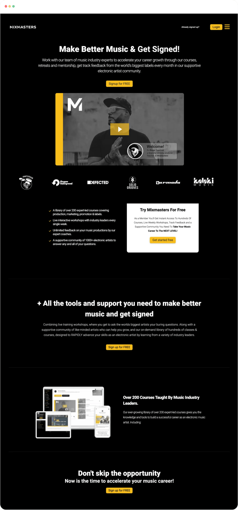 High-converting digital funnel page