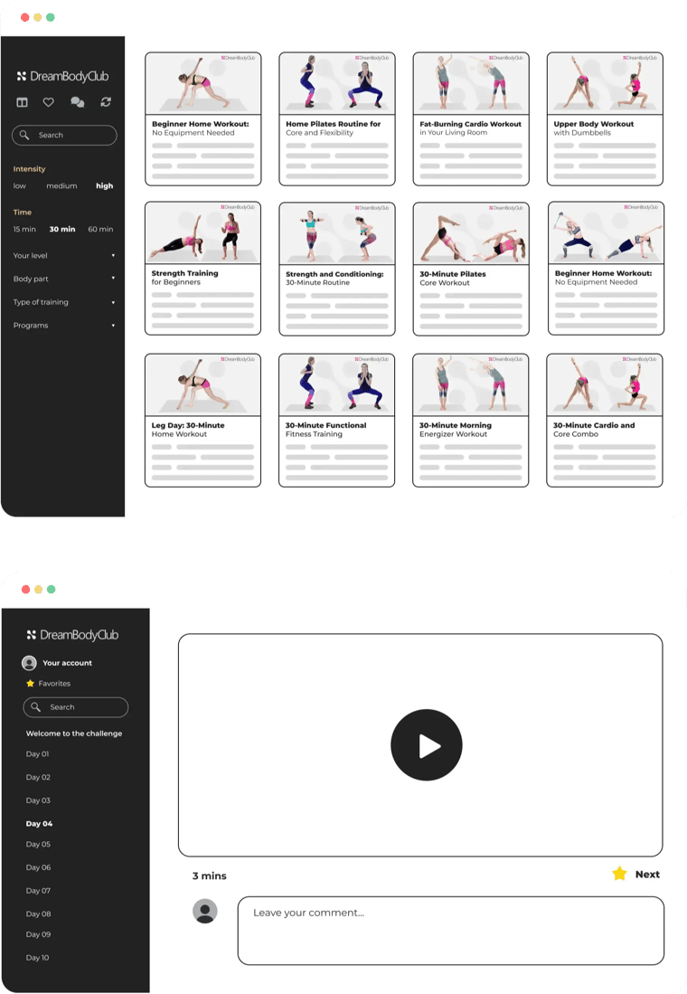 Marketplace and member portal interface
