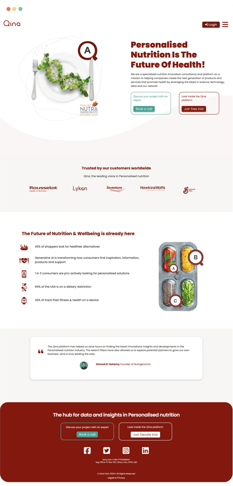 User experience design showing a clear digital journey