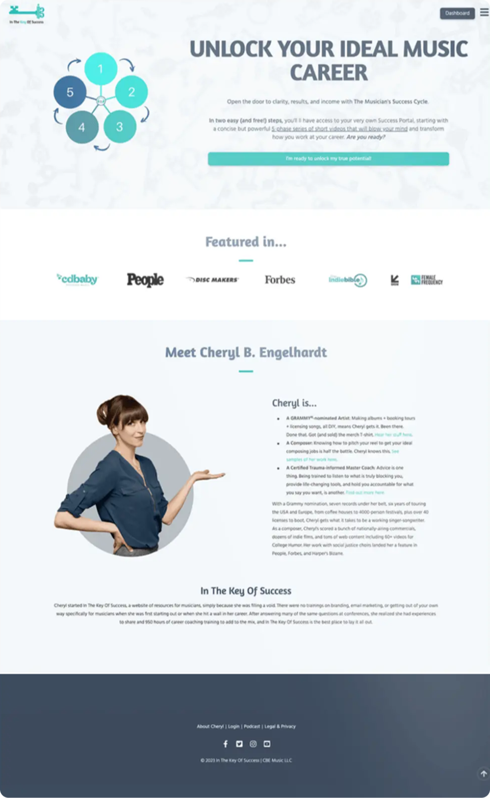 In The Key of Success website