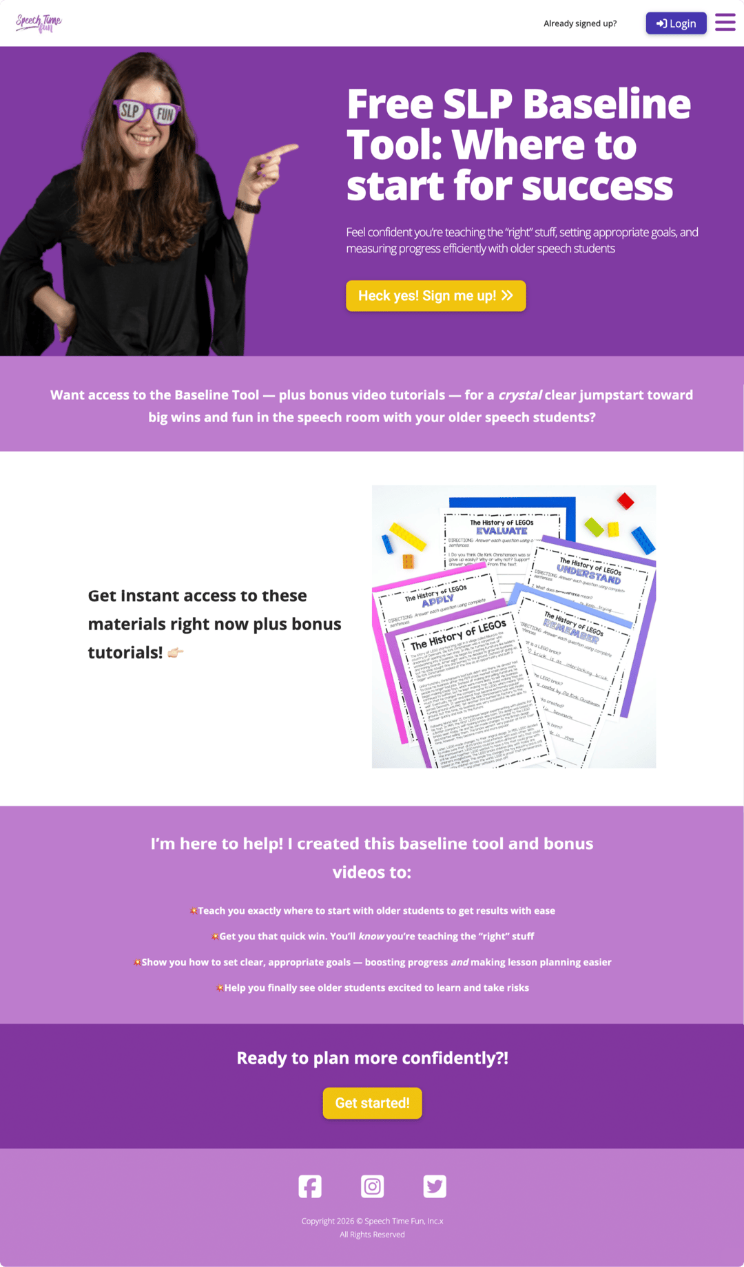 SpeechTimeFun website