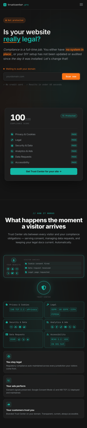 Trust Center Pro mobile