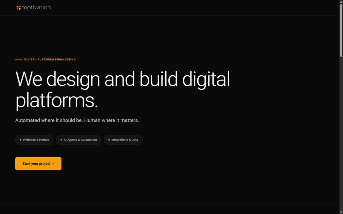 Motivation Digital — an example of the product interface