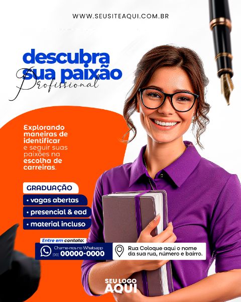 Feed |  Volta Às Aulas | Faculdade | Escola | Psd Editável