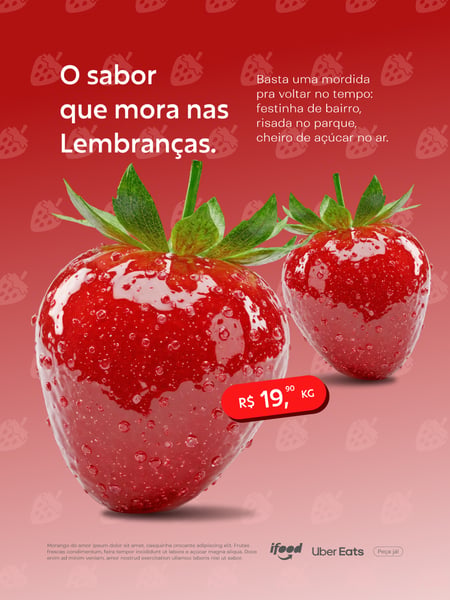 MORANGO DO AMOR Figma Social Media Template