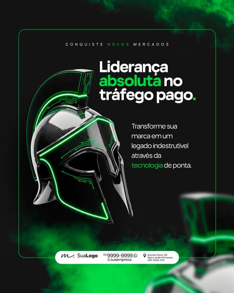 ESTRATÉGIA MARKETING DIGITAL ROMANO TECNOLÓGICO SOCIAL MEDIA PSD EDITÁVEL 1