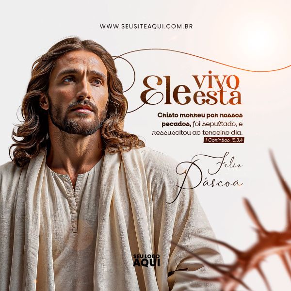PÁSCOA | JESUS | PSD EDITÁVEL