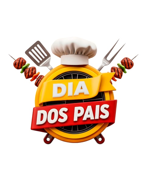 DIA DOS PAIS - Selo 3d