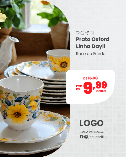 SOCIAL MEDIA - LOJA DE UTILIDADES DE R$ 10,00