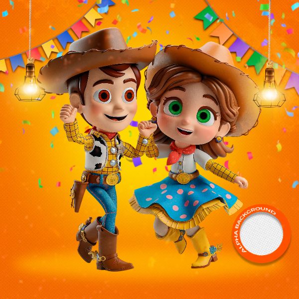 MASCOTES DE FESTA JUNINA MODELO 156