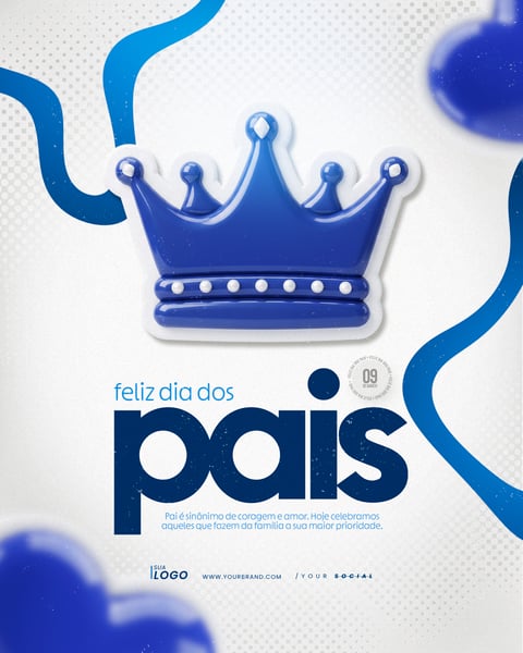 FELIZ DIA DOS PAIS AGOSTO SOCIAL MEDIA PSD EDITÁVEL 25